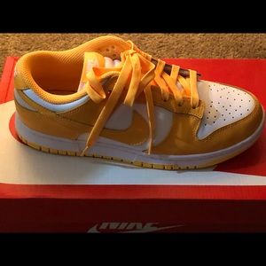 Low top Nike Air Force ones. Only worn once, mint condition.